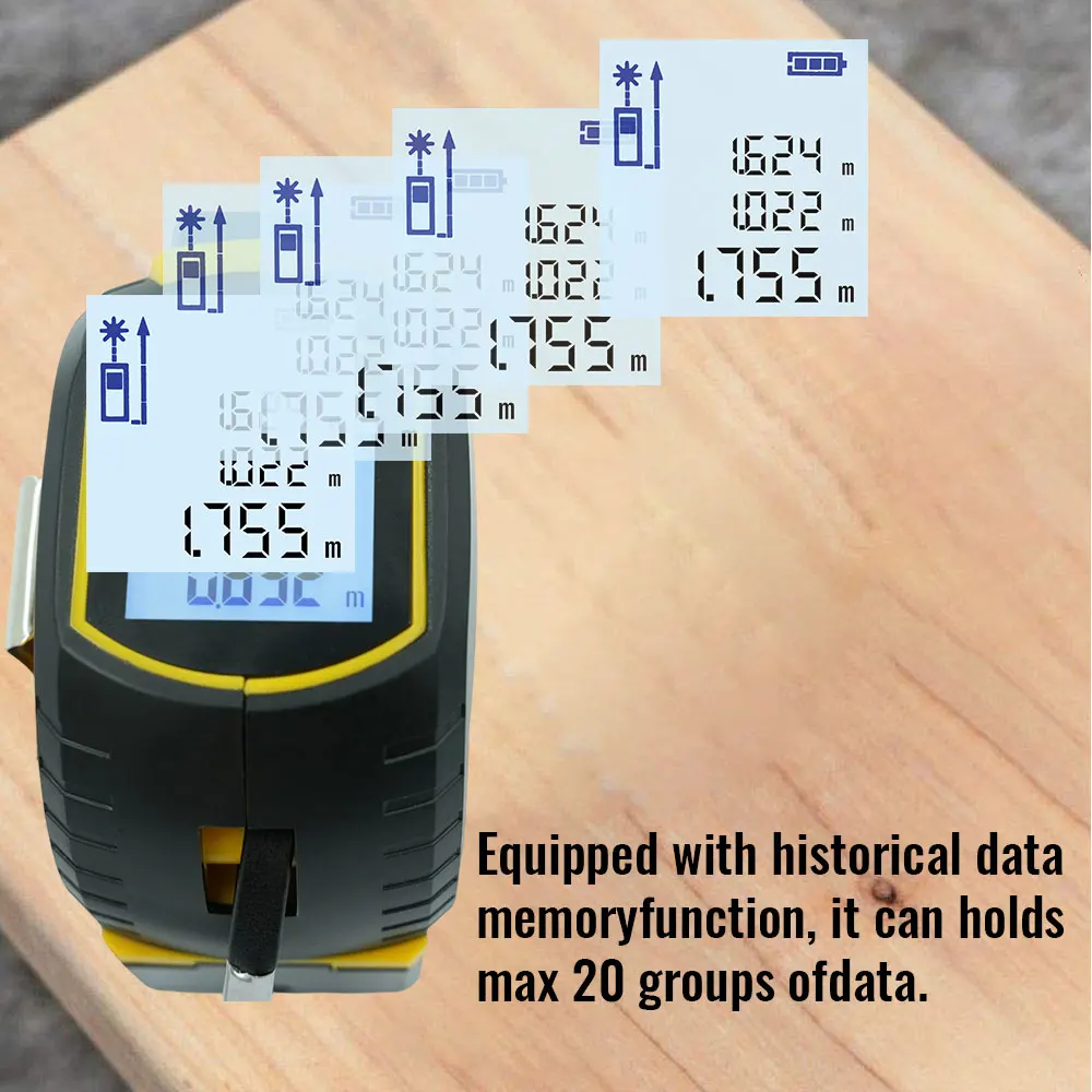 Digital Tape Measure 5M Laser - شريط قياس ليزري جديد لعام 2026،