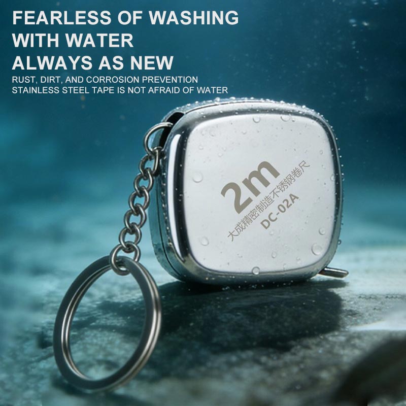 Mini Laser Measure Keychain - 5 قطع جديدة من شريط قياس