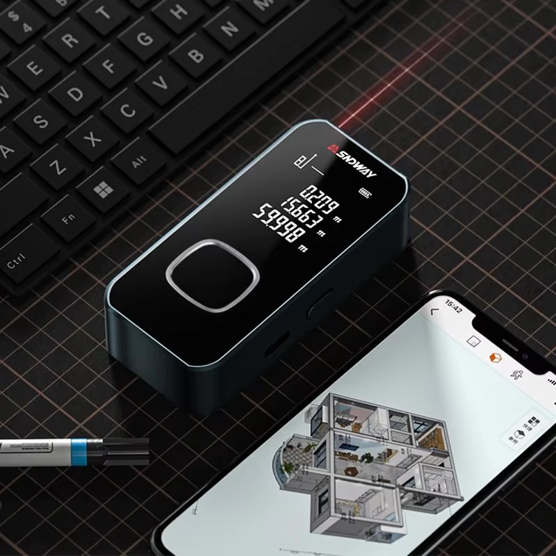 Laser Measure Area Volume Calculator - جهاز قياس المسافة بالليزر الاحترافي HEDAO