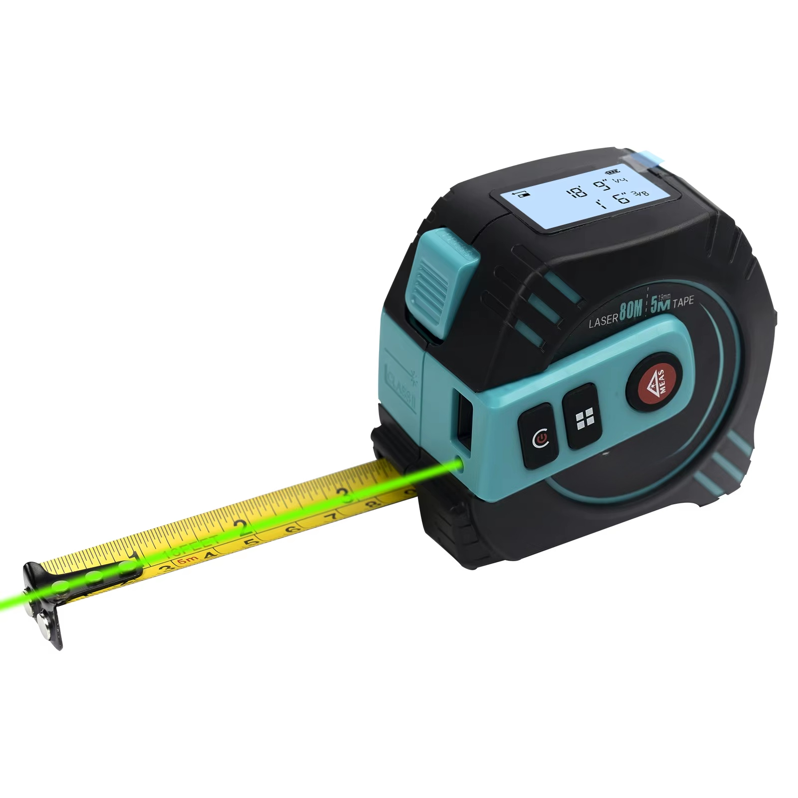 Digital Tape Measure 5M Laser - شريط قياس ليزري 40 متر 80