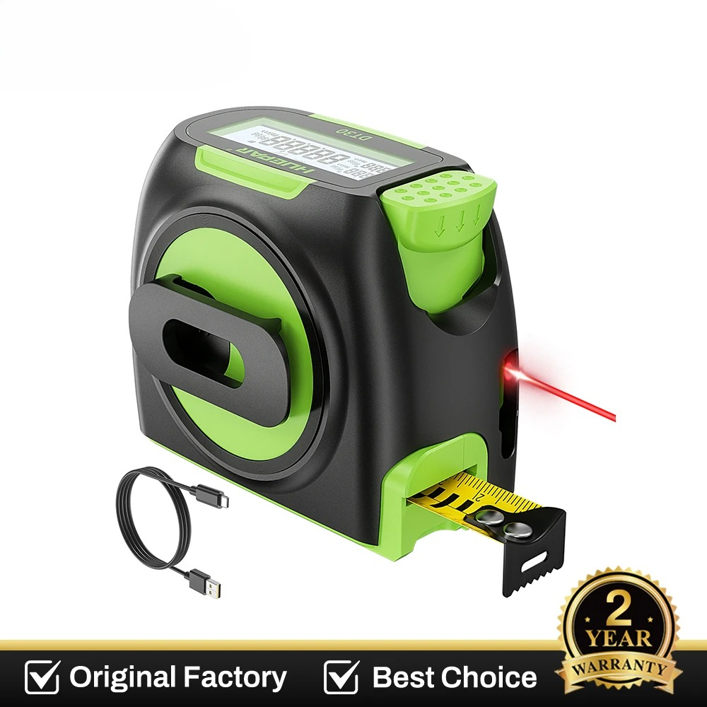 Laser Distance Meter 2 In 1 Tape - جهاز قياس ليزري رقمي 60 متر/197