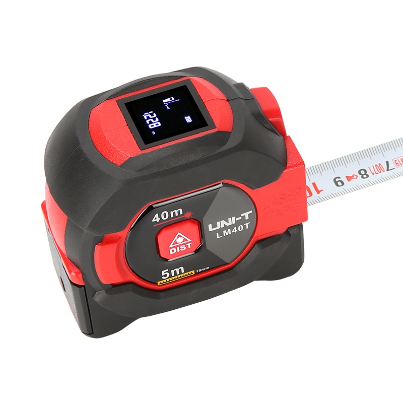 Digital Tape Measure 5M Laser - UNI-T LM40T الليزر قياس شريط قياس