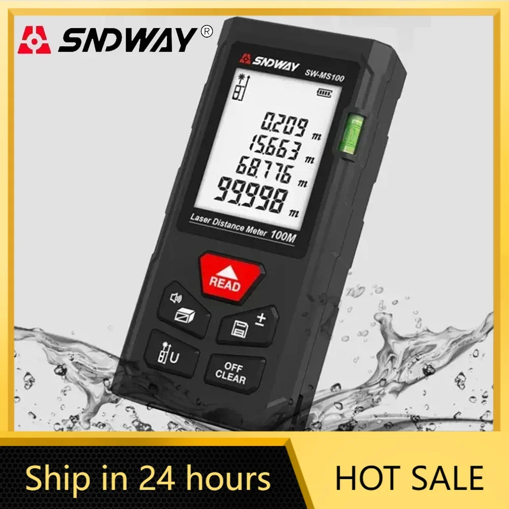 جهاز قياس المسافات بالليزر الر - مراجعة Laser Distance Meter 100M وسعره