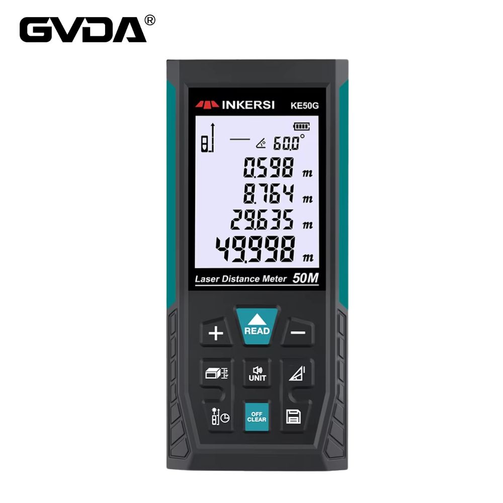 جهاز قياس المسافات بالليزر 50  - مراجعة Laser Distance Meter With Bubble Level وسعره