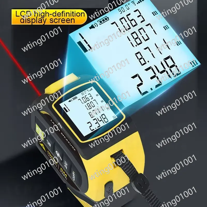 جهاز قياس المسافات بالليزر 4 ف - مراجعة Laser Measure 40M Bluetooth وسعره