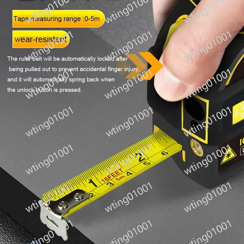 جهاز قياس المسافات بالليزر 4 ف - مراجعة Laser Measure 40M Bluetooth وسعره