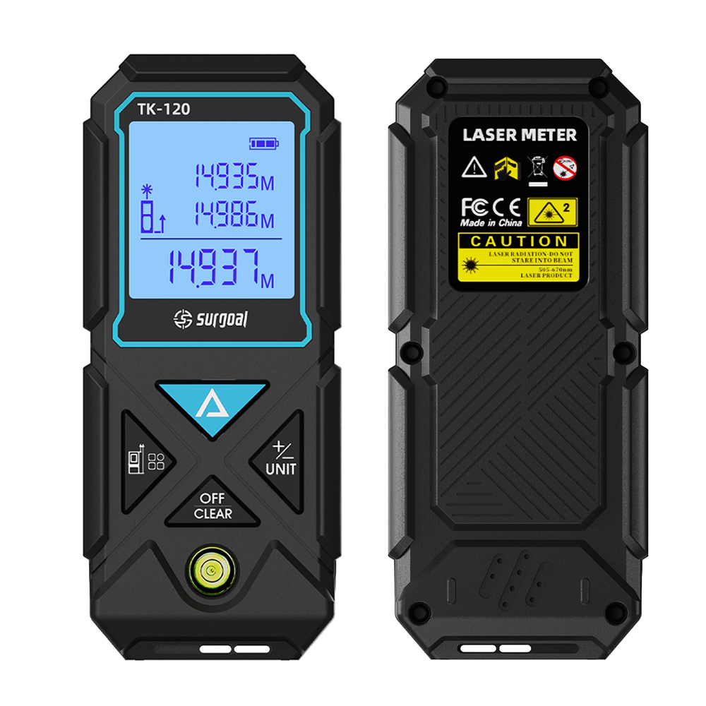 جهاز قياس المسافة بالليزر الأخ - مراجعة Laser Distance Meter With Bubble Level وسعره