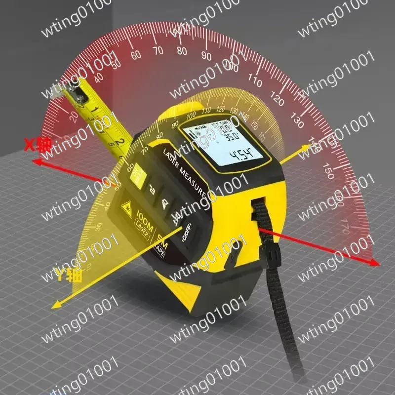 جهاز قياس المسافات بالليزر 5 ف - مراجعة Laser Measure 40M Bluetooth وسعره