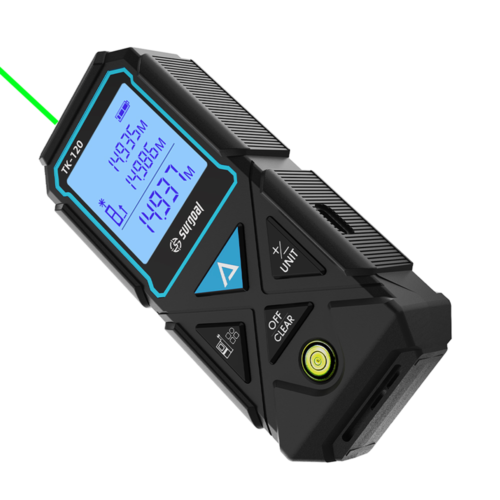 جهاز قياس المسافة بالليزر الأخ - مراجعة Laser Distance Meter With Bubble Level وسعره