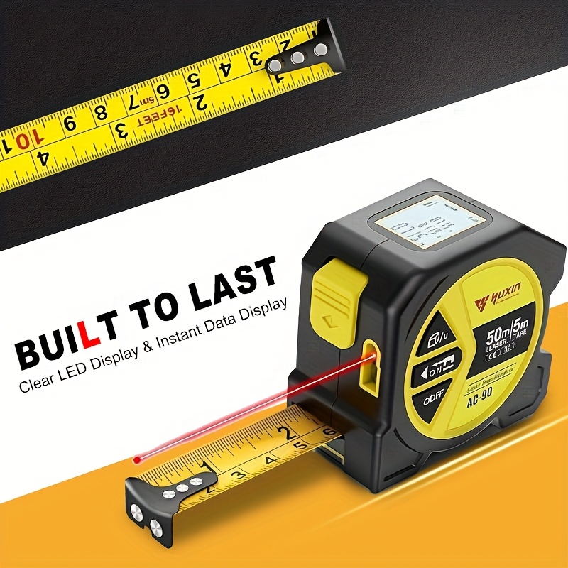 شريط قياس ليزر، شاشة رقمية ذكي - مراجعة Digital Tape Measure 5M Laser وسعره