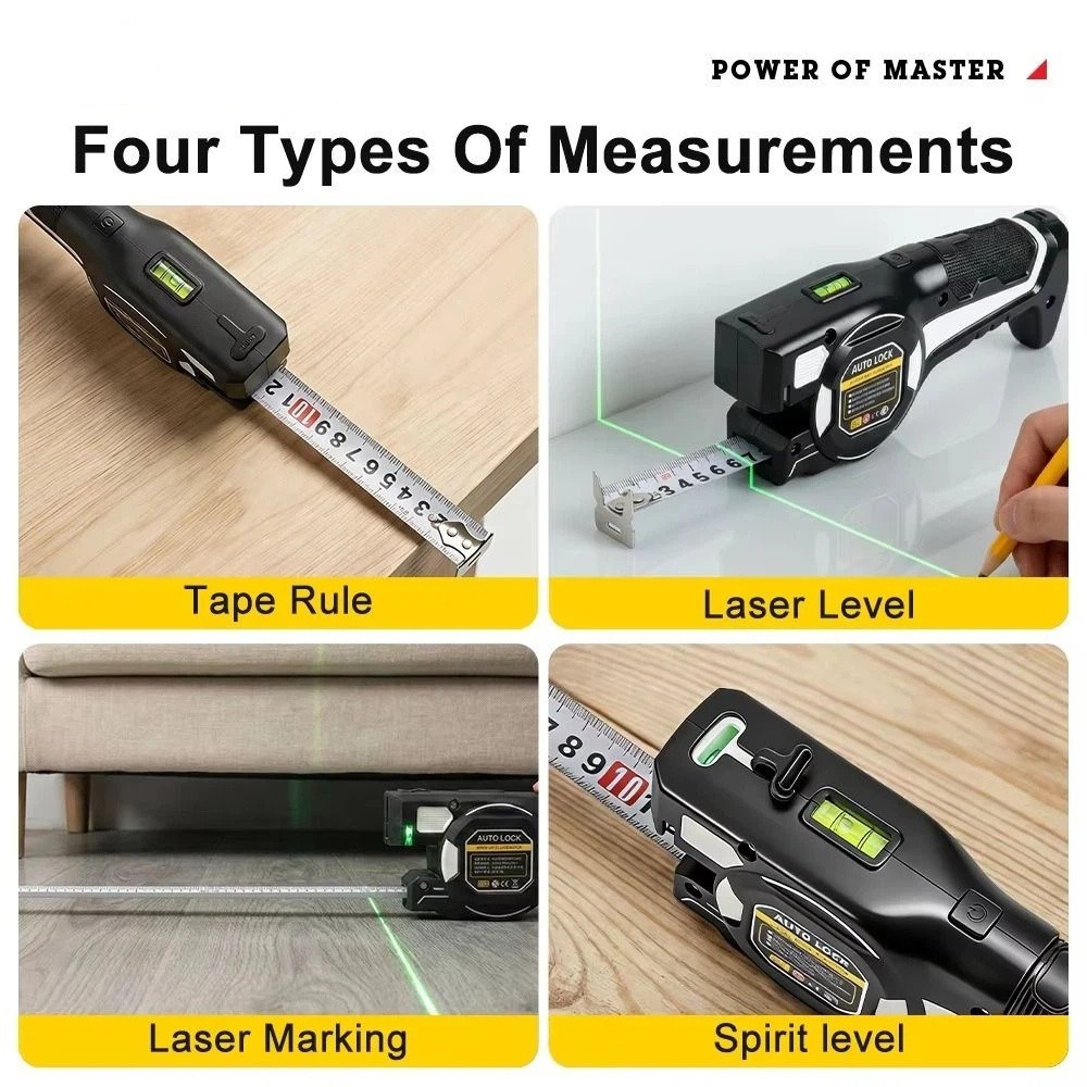 شريط قياس ليزري متين، قابل للس - مراجعة Digital Tape Measure 5M Laser وسعره