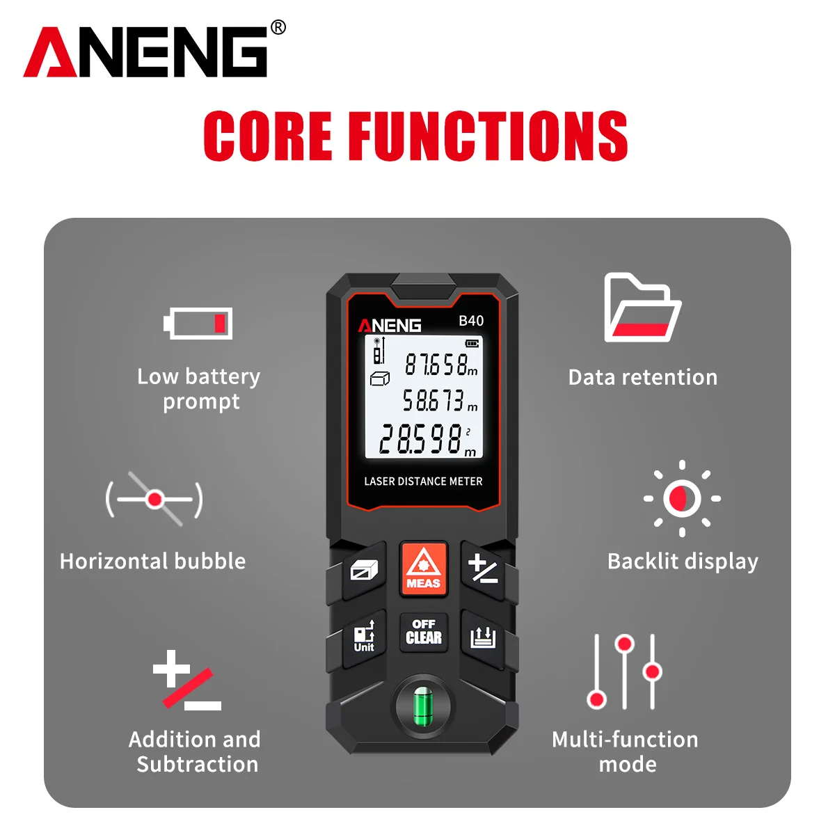 جهاز قياس المسافة بالليزر المح - مراجعة Laser Measure Area Volume Calculator وسعره