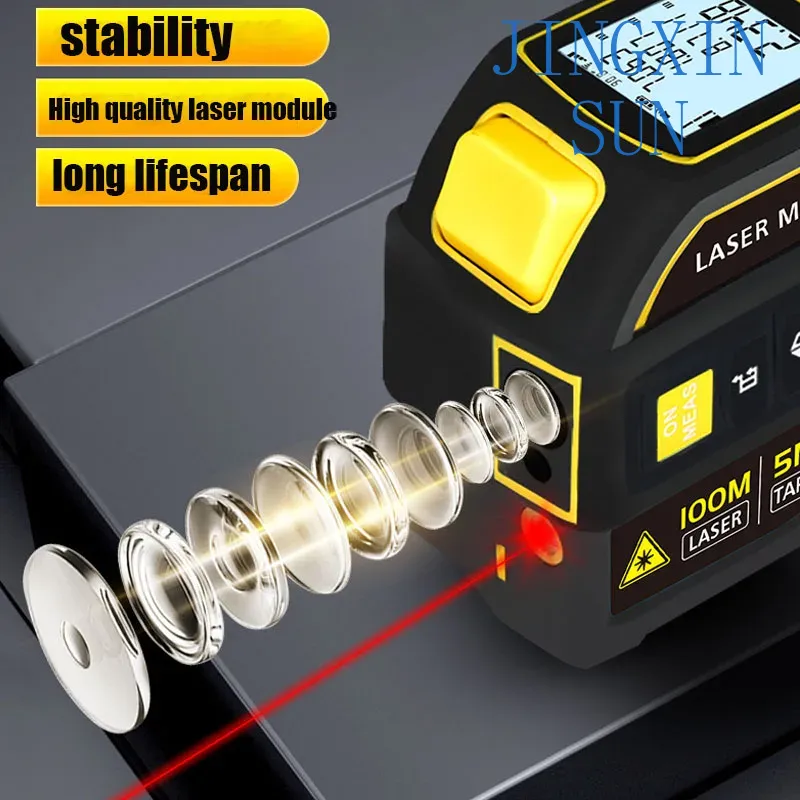 4 في 1 ليزر Rangefinder بلوتوث - مراجعة Laser Measure 40M Bluetooth وسعره