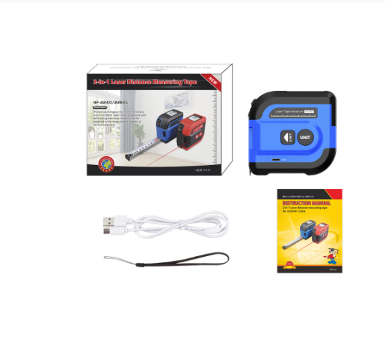 Noyafa مقياس مسافات الليزر 60  - مراجعة Digital Tape Measure 5M Laser وسعره