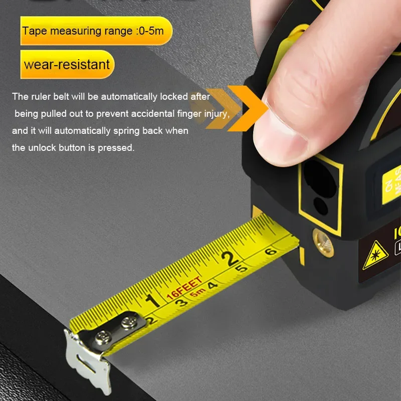 جهاز قياس المسافات بالليزر 4 ف - مراجعة Laser Measure 40M Bluetooth وسعره