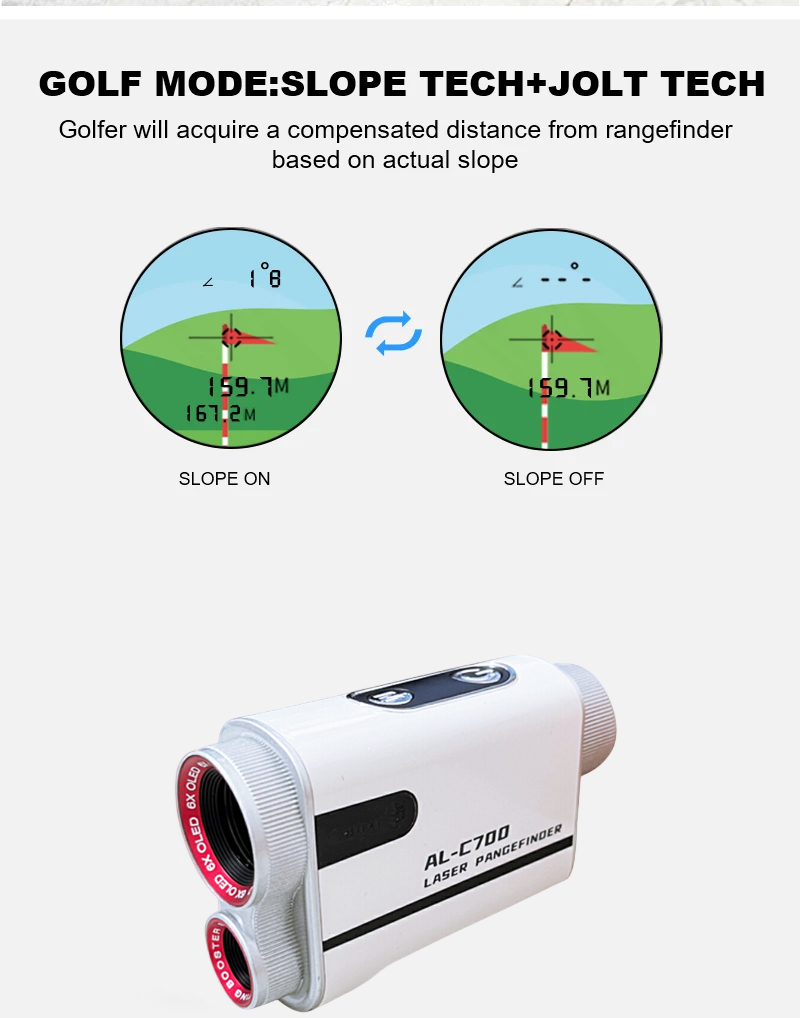 جهاز قياس المدى بالليزر لمسافة - مراجعة Golf Rangefinder Laser Slope وسعره