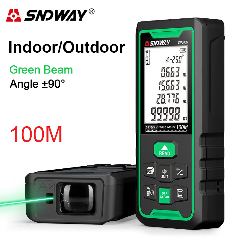 جهاز قياس المسافة بالليزر الأخ - مراجعة Laser Distance Meter 100M وسعره