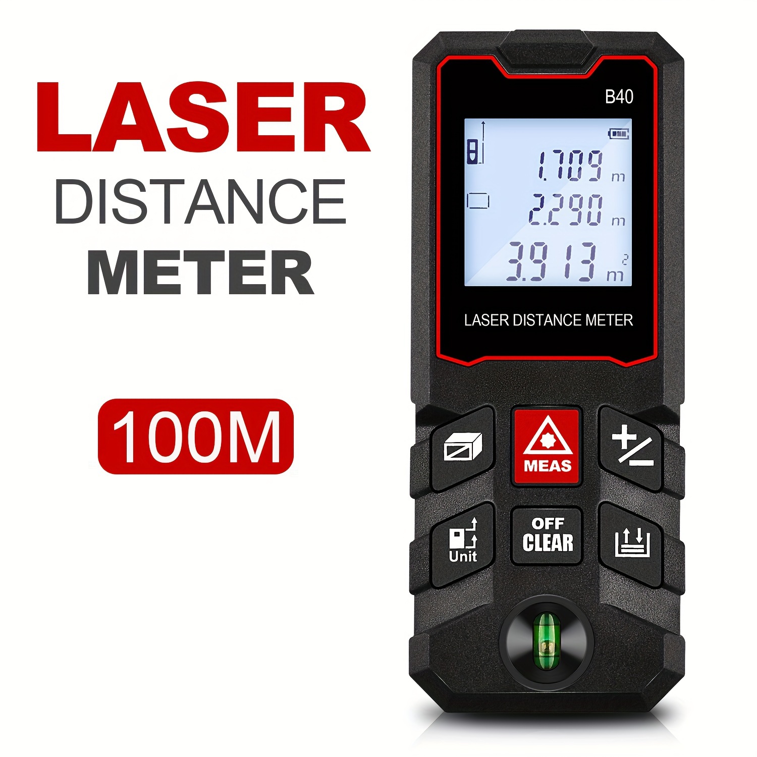 جهاز قياس المسافات بالليزر الر - مراجعة Laser Distance Meter With Bubble Level وسعره