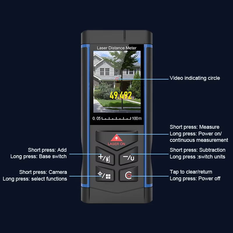 جهاز قياس المسافة بالليزر 150  - مراجعة Laser Rangefinder 150M Outdoor وسعره