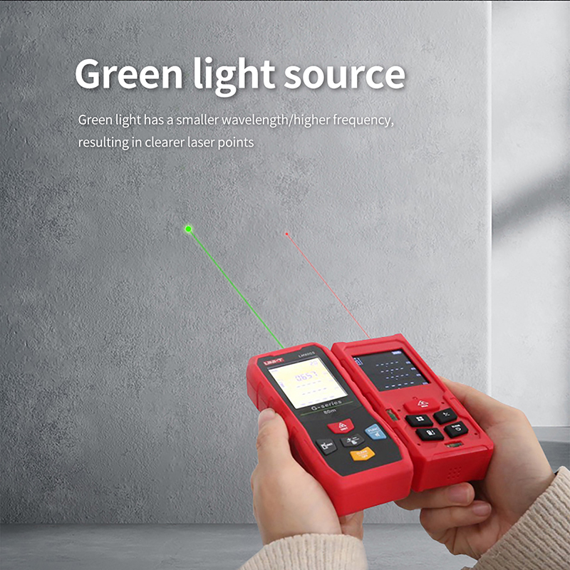 UNI-T 40 متر الليزر الأخضر مقي - مراجعة Laser Distance Meter 100M وسعره