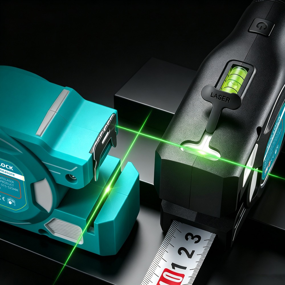 شريط قياس ليزري 2 في 1 بطول 5  - مراجعة Laser Distance Meter 2 In 1 Tape وسعره