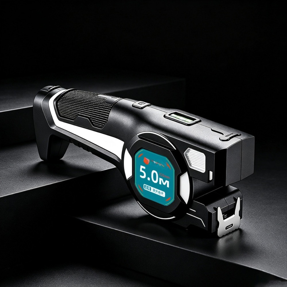 شريط قياس ليزري 2 في 1 بطول 5  - مراجعة Laser Distance Meter 2 In 1 Tape وسعره