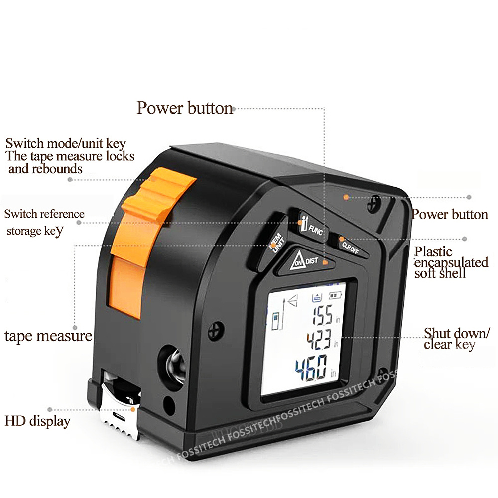 شريط قياس المدى بالليزر الرقمي - مراجعة Digital Tape Measure 5M Laser وسعره
