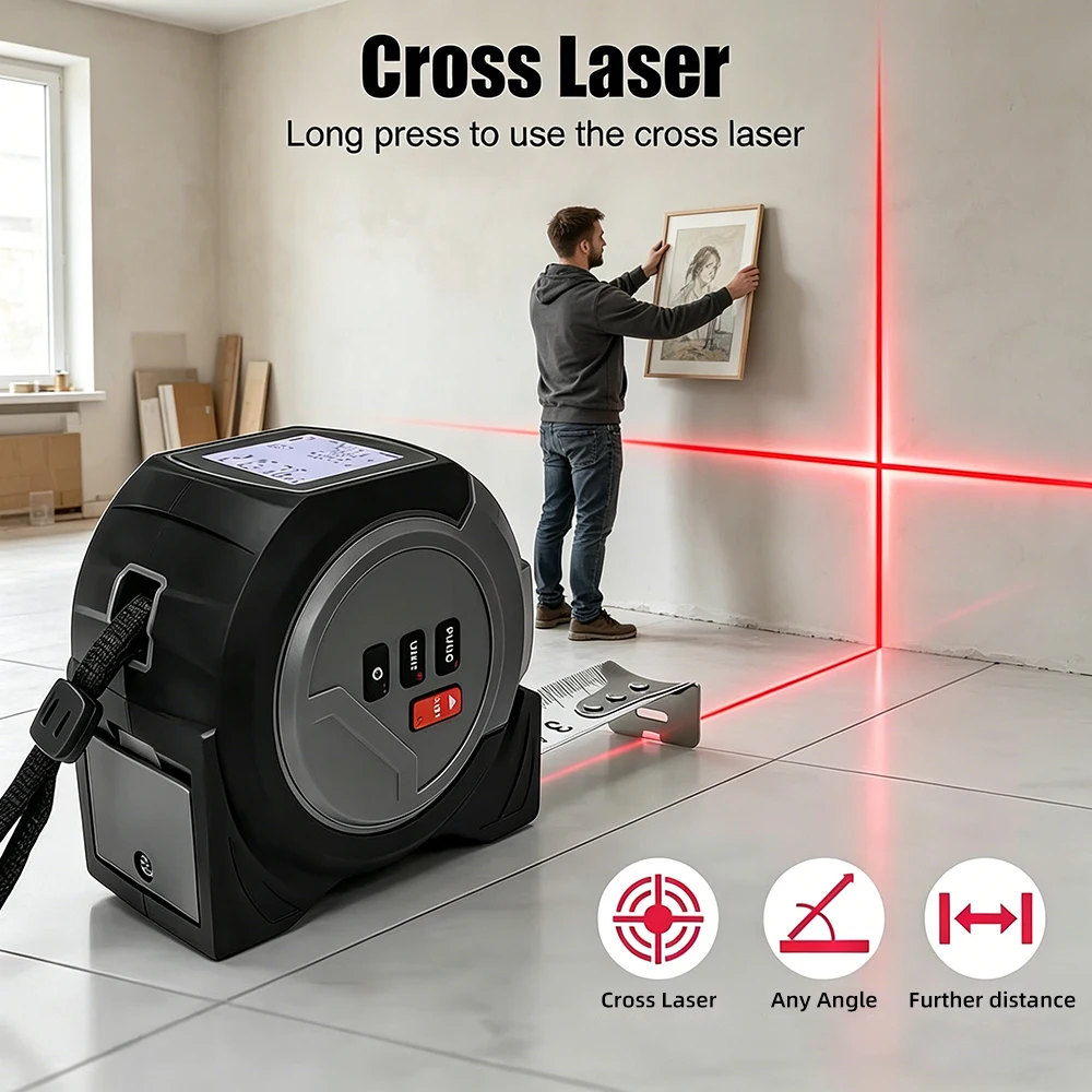 شريط قياس ليزري 3 في 1، شريط ف - مراجعة Laser Measure Area Volume Calculator وسعره