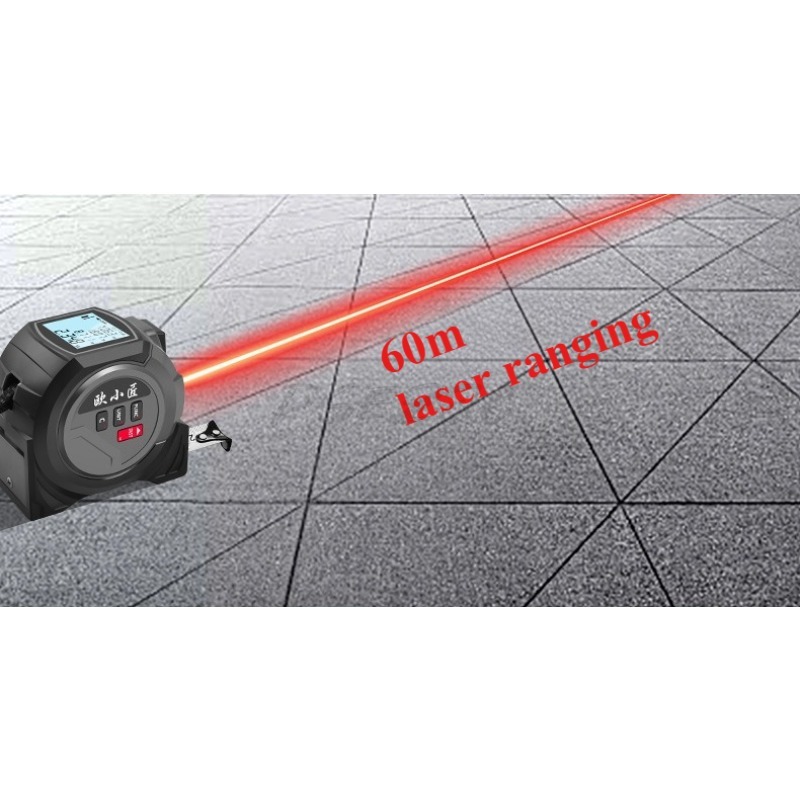 شريط قياس محدد المدى بالليزر ع - مراجعة Digital Tape Measure 5M Laser وسعره