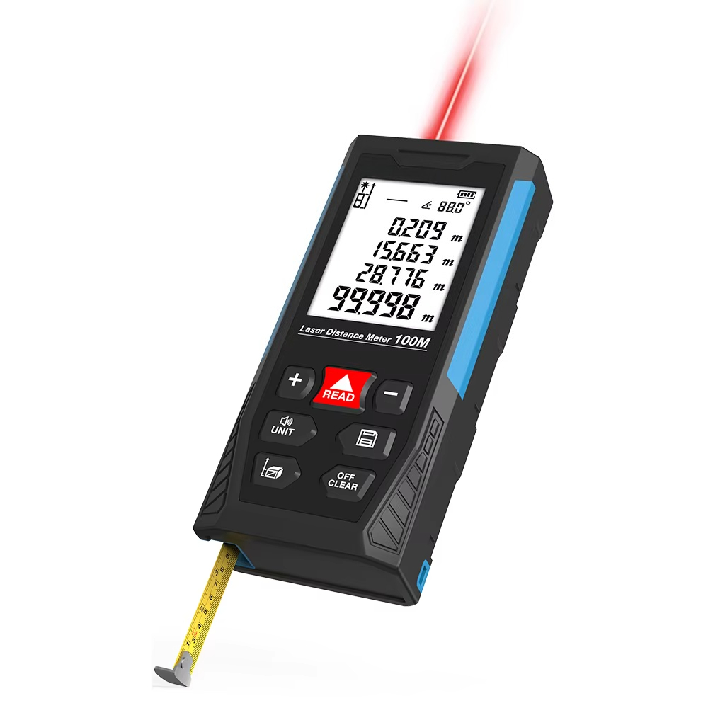 جهاز قياس المسافة الرقمي 2 في  - مراجعة Laser Distance Meter 2 In 1 Tape وسعره