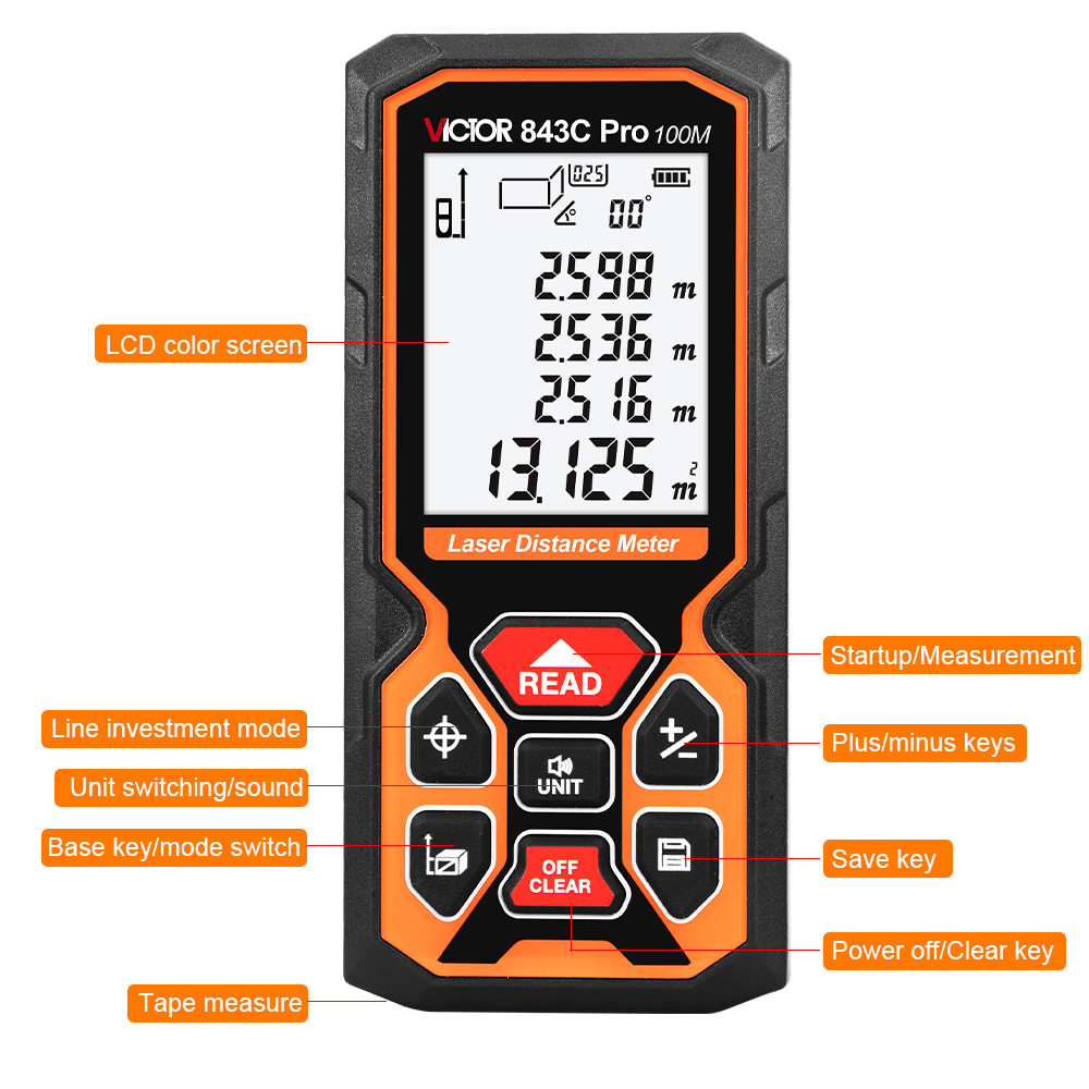 جهاز قياس المسافات بالليزر الر - مراجعة Laser Distance Meter 100M وسعره