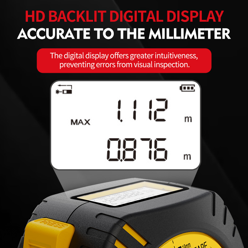 شريط قياس ليزري نوهوك عالي الد - مراجعة Laser Distance Meter 2 In 1 Tape وسعره