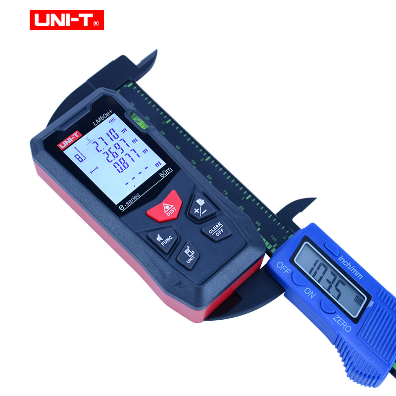جهاز قياس المسافات بالليزر UNI - مراجعة Laser Distance Meter With Bubble Level وسعره