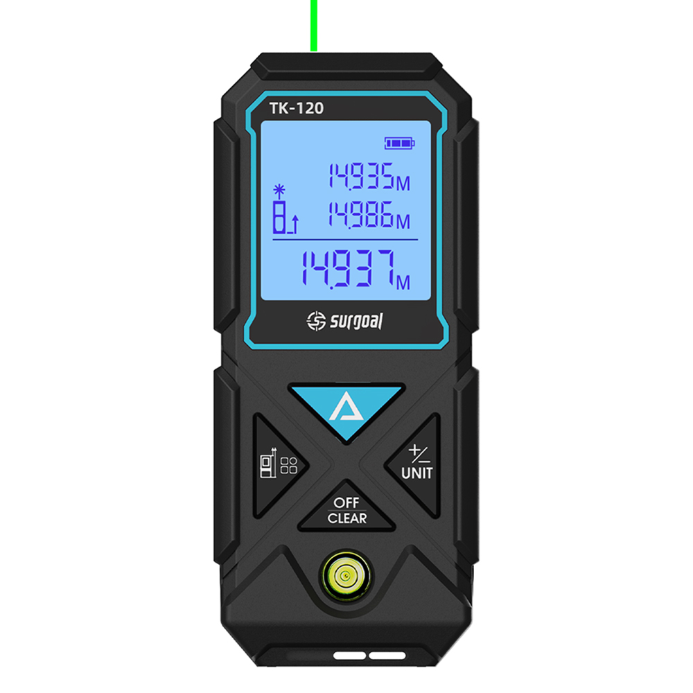 جهاز قياس المسافة بالليزر الأخ - مراجعة Laser Distance Meter With Bubble Level وسعره