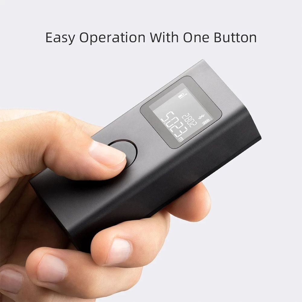 جهاز قياس المسافة بالليزر الذك - مراجعة Laser Distance Meter 2 In 1 Tape وسعره