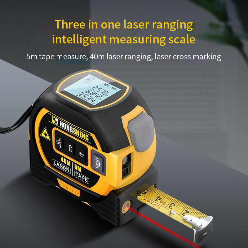 مقياس مسافات الليزر قياس شريط  - مراجعة Digital Tape Measure 5M Laser وسعره