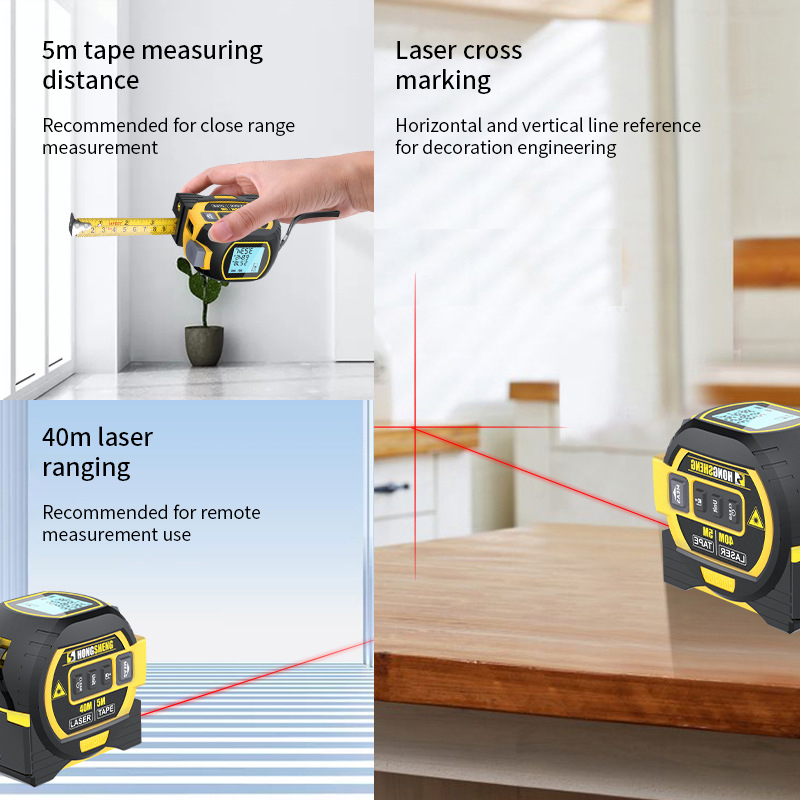 مقياس مسافات الليزر قياس شريط  - مراجعة Digital Tape Measure 5M Laser وسعره