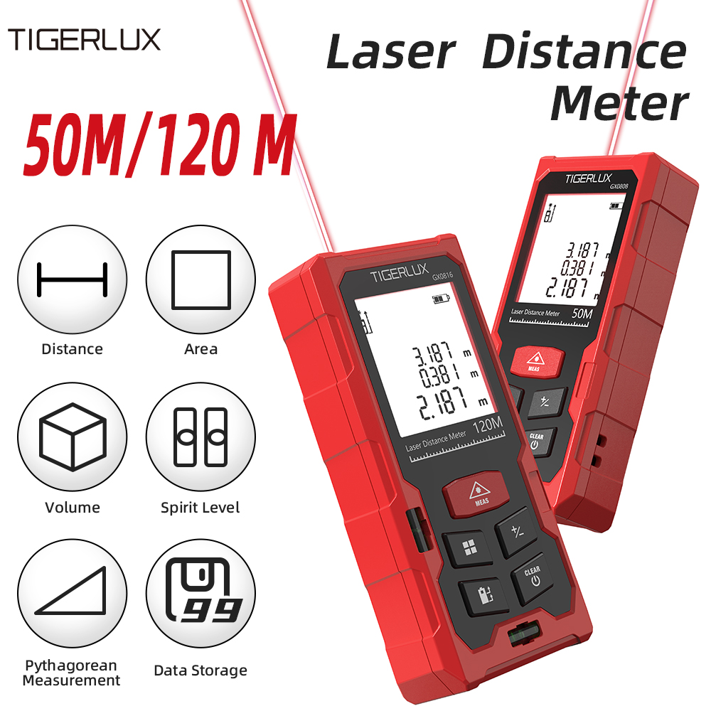 جهاز قياس المسافة بالليزر، متو - مراجعة Laser Distance Meter With Bubble Level وسعره