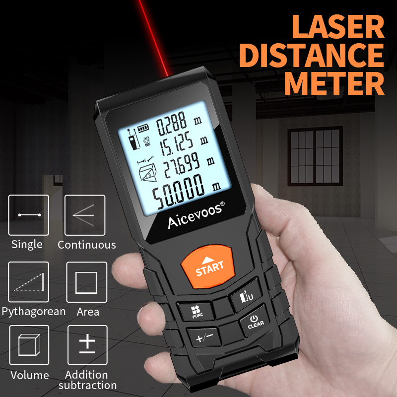 Aicevoos الرقمية ليزر Rangefin - مراجعة Laser Distance Meter 100M وسعره