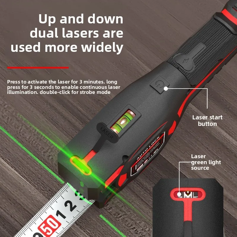 جهاز قياس المسافة بالليزر 2 في - مراجعة Laser Distance Meter 2 In 1 Tape وسعره