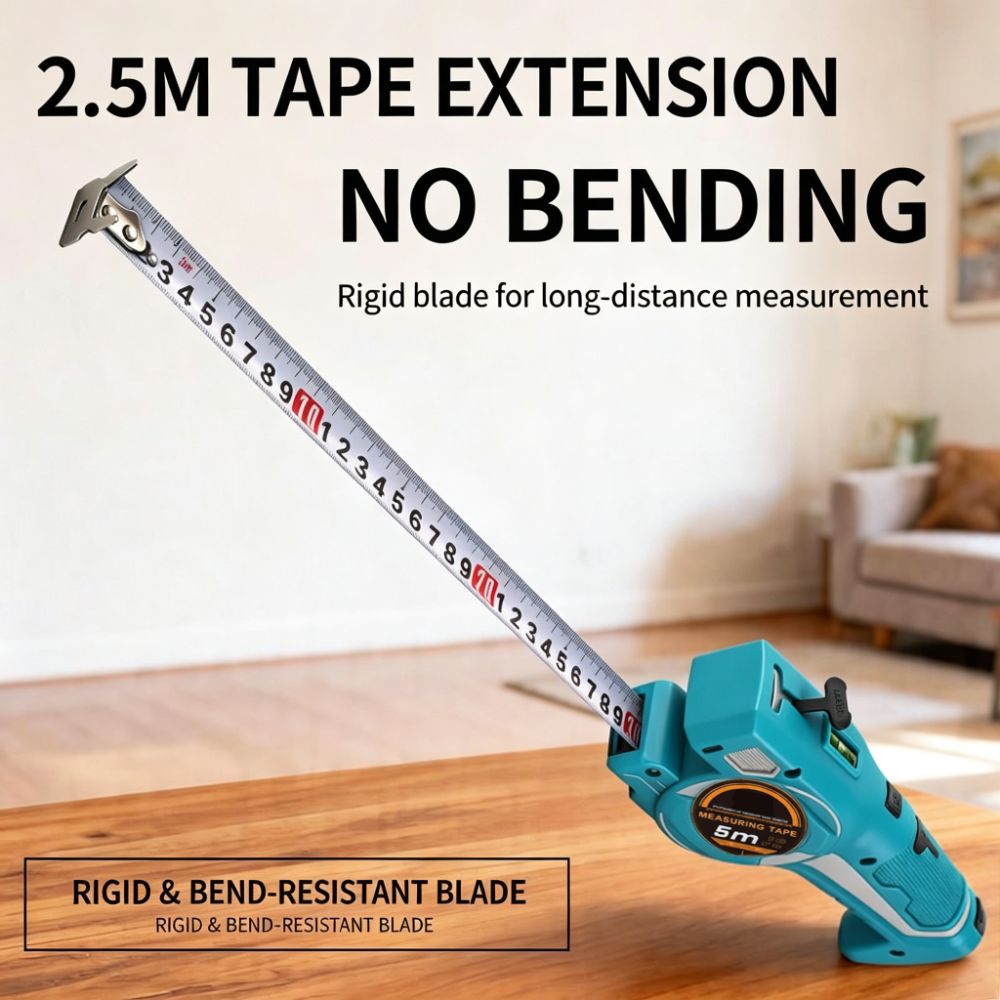 جهاز قياس المسافة بالليزر 3 في - مراجعة Digital Tape Measure 5M Laser وسعره