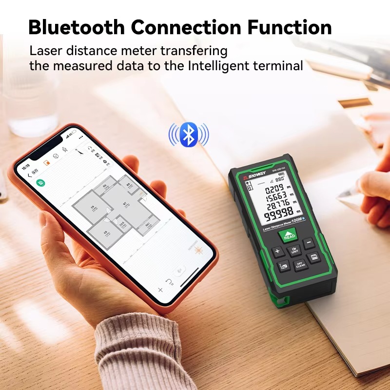 جهاز قياس المسافة/المساحة/الحج - مراجعة Laser Distance Meter 2 In 1 Tape وسعره