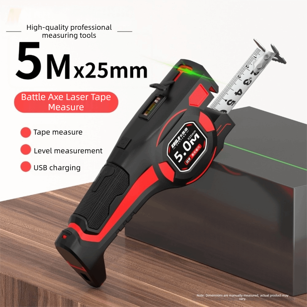 شريط قياس ليزري 3 في 1، قابل ل - مراجعة Digital Tape Measure 5M Laser وسعره