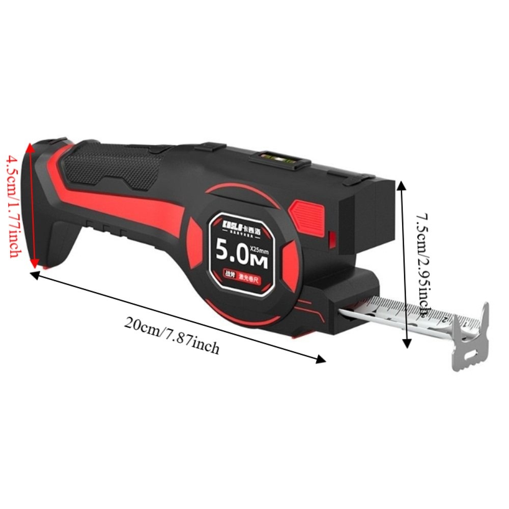 شريط قياس ليزري 3 في 1، قابل ل - مراجعة Digital Tape Measure 5M Laser وسعره